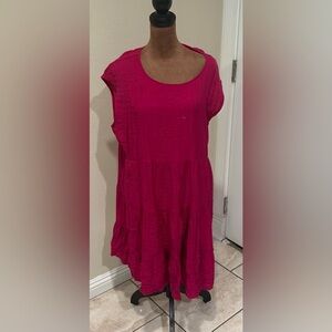 Knox Rose Fuchsia Dress with pockets!!